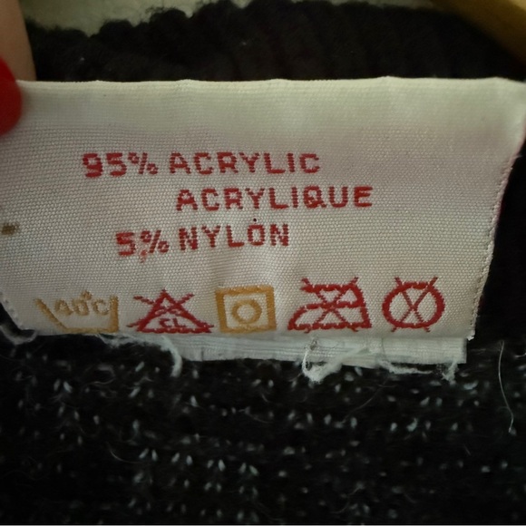 Vintage SNAP Geometric Knit Grandpa Sweater - Picture 9 of 11